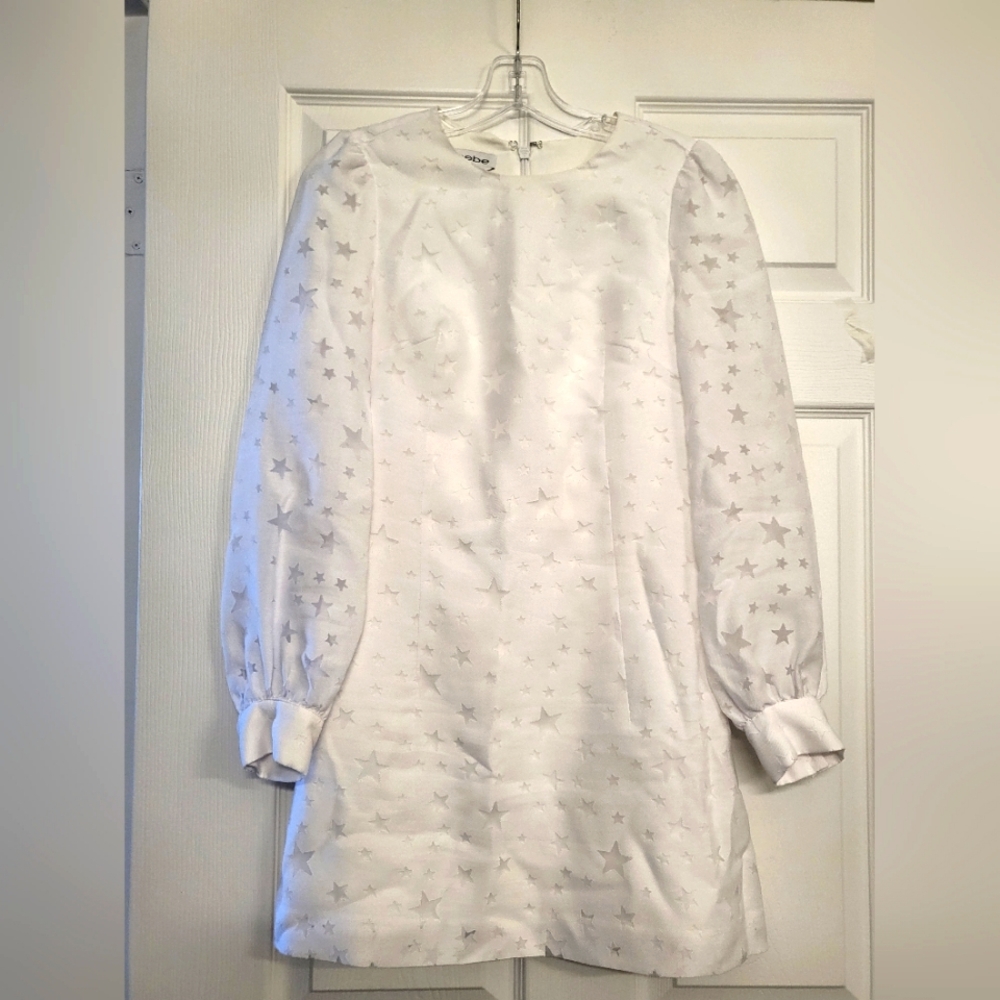 Bebe white airy dress